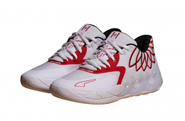 PUMA MB.01 Lo White Bright Red