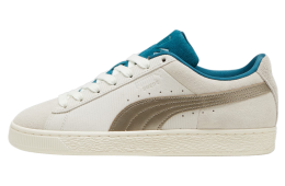 Puma Play Loud Suede Warm White / Cold Green