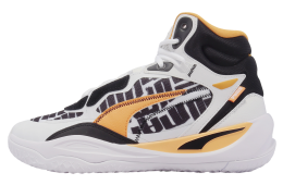 Puma Playmaker Pro Mid Block Party White / Clementine