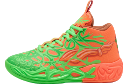 Puma x Lamelo Ball x Tmnt Mb.04 Leonardo & Michelangelo GS Fluro Green Pes / Green