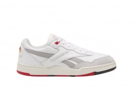 Reebok BB 4000 II Cloud White Vector Red