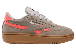 Reebok Club C Double Revenge WMNS Gritty Grey / Sunset Coral