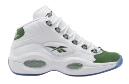 Reebok Question Mid Green Toe