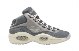 Reebok Question Mid Grey Suede