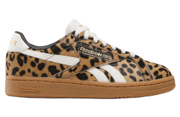 Reebok Womens Club C Grounds UK Cheetah / Chalk
