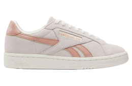 Reebok Womens Club C Grounds UK Luxe Grey / Pink Clay