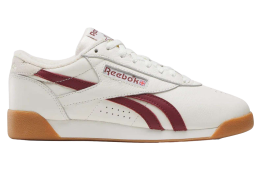 Reebok Womens Freestyle Lo Chalk / Classic Burgundy