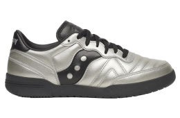 Saucony 586i Leather Silver / Black