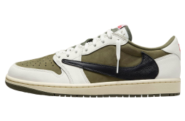 Travis Scott x Air Jordan 1 Low OG Medium Olive