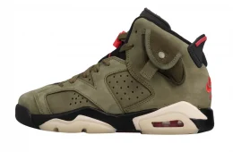 Travis Scott x Air Jordan 6 GS Medium Olive