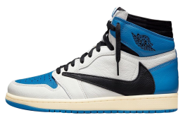 Travis Scott x Fragment x Air Jordan 1 High OG Military Blue