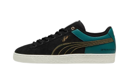 Usain Bolt x Puma Suede Black/ Cold Green