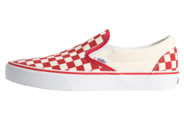 Vans Classic Slip-On Checkerboard Checkerboard Racing Red / White