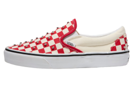 Vans Classic Slip-On Checkerboard Racing Red / White