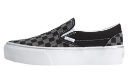 Vans Classic Slip-On Platform Checkerboard Checkerboard Black