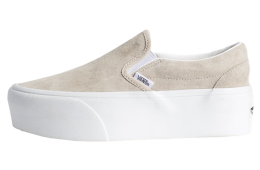 Vans Classic Slip-On Platform Oatmeal Beige