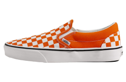 Vans Game Day Classic Slip-On Checkerboard Checkerboard Orange / True White
