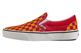 Vans Game Day Classic Slip-On Checkerboard Checkerboard Red / Gold