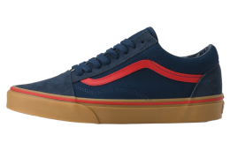 Vans Old Skool Gum Navy Blue / Red