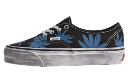 Vans Premium Authentic Black / Blue Leaves