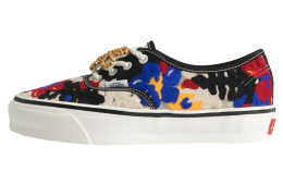Vans Premium Authentic White / Red (Needlework Floral)