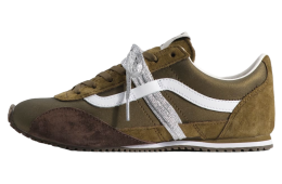 Vans Premium Super Lowpro Trainer Olive Green