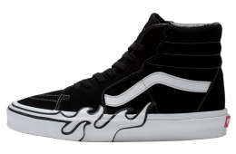Vans Sk8-hi Flame Suede Black / White