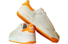 West Nyc x Adidas Rod Laver Footwear White / Orange