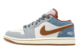 Wmns Air Jordan 1 Low Phantom / Amber Brown